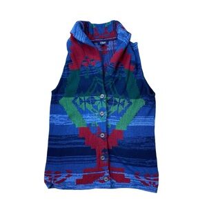 Woman’s Chaps button down sweater vest size L
